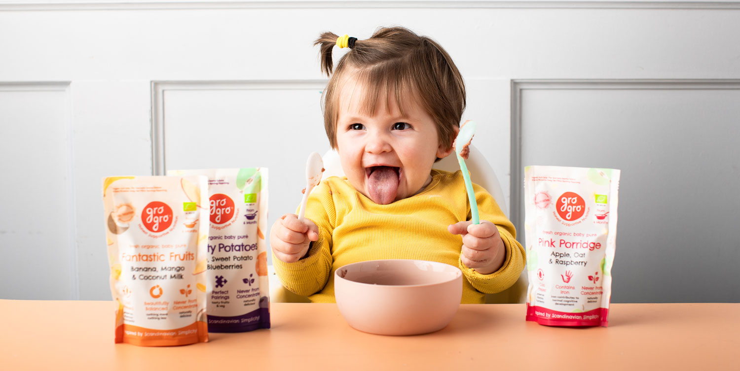 Babyfood branding packaging