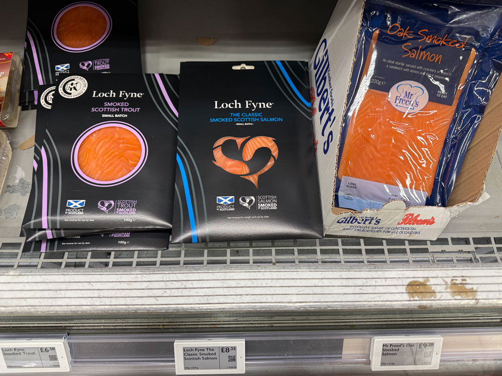 salmon packaging standout