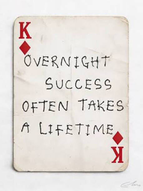 the myth of the overnight success